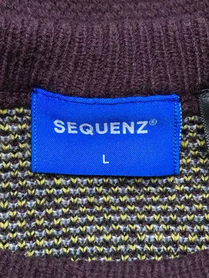SEQUENZ/シーケンス/ニット/セーター/トップス/ブラウン/L