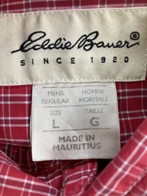 Eddie Bauer/エディーバウアー/シャツ/ブラウス/トップス/レッド/L
