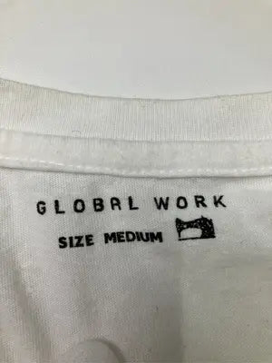 GLOBAL WORK/グローバルワーク/Tシャツ/カットソー/トップス/ホワイト/M