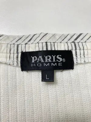 paris homme/Tシャツ/カットソー/トップス/ホワイト/L