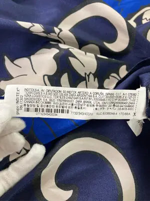 ZARA/ザラ/シャツワンピース/ワンピース/ドレス/ブルー/M