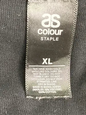as colour/Tシャツ/カットソー/トップス/ブラック/XL