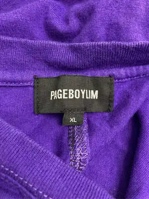 PAGEBOYLIM/ページボーイリム/Tシャツ/カットソー/トップス/パープル/XL