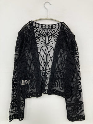 AER/カーディガン/ボレロ/トップス/ブラック/F