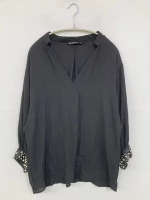 ZARA/ザラ/シャツ/ブラウス/トップス/ブラック/M
