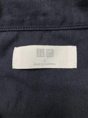 UNIQLO/ユニクロ/シャツ/ブラウス/トップス/ネイビー/L