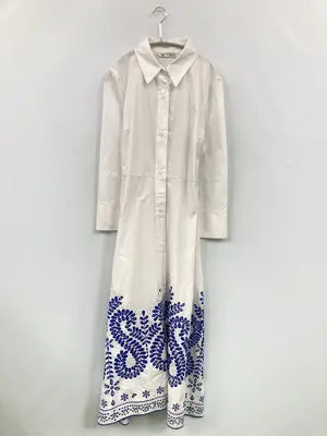ZARA/ザラ/シャツワンピース/ワンピース/ドレス/ホワイト/L
