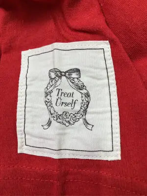Treat Urself/トリートユアセルフ/Tシャツ/カットソー/トップス/レッド/M