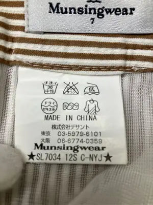 Munsingwear/マンシングウェア/ショート/ミニスカート/スカート/ブラウン/7