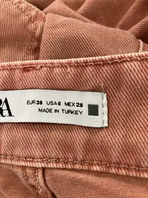 ZARA/ザラ/デニムパンツ/パンツ/ピンク/USA S