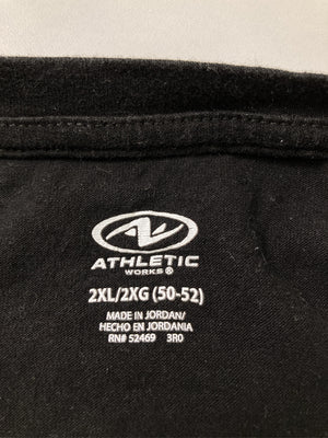 ATHLETIC WORKS/アスレチックワークス/Tシャツ/カットソー/トップス/ブラック/2XL