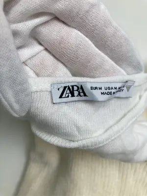 ZARA/ザラ/ベスト/トップス/アイボリー/USA M