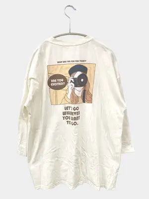 COLZA/コルザ/Tシャツ/カットソー/トップス/ホワイト/L
