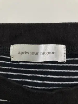 apres jour mignon/アプレジュールミニョン/Tシャツ/カットソー/トップス/ブラック/F