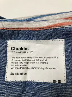 cloaklet/その他アウター/ジャケット/アウター/ブルー/M