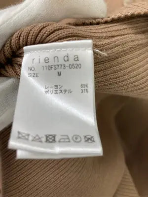 rienda/リエンダ/ワンピース/ワンピース/ドレス/ブラウン/M