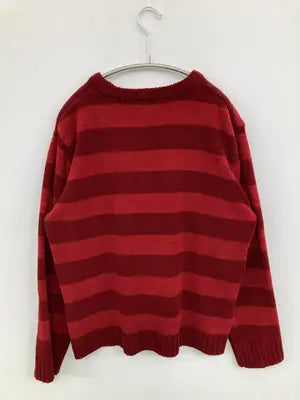 AUTHENTIC GARMENT/ニット/セーター/トップス/レッド/M