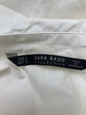 ZARA BASIC/ザラベーシック/シャツ/ブラウス/トップス/ホワイト/S