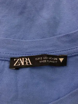 ZARA/ザラ/Tシャツ/カットソー/トップス/ブルー/S