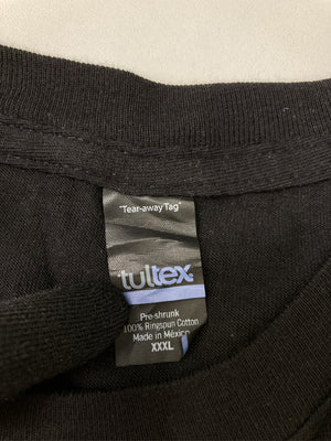 Tultex/タルテックス/Tシャツ/カットソー/トップス/ブラック/XXXL