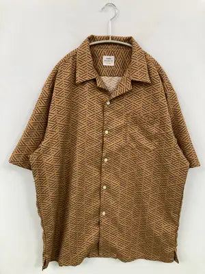 coen/コーエン/シャツ/ブラウス/トップス/ブラウン/LARGE