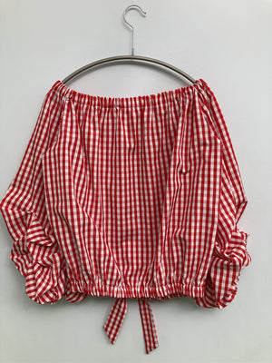 Lips/リップス/チューブトップ/トップス/レッド