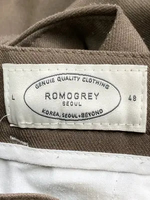 ROMOGREY/スラックス/パンツ/ブラウン/L