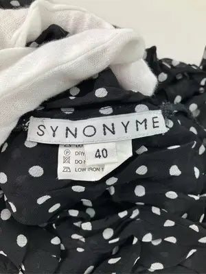 SYNONYME PARIS/シャツ/ブラウス/トップス/ブラック/40