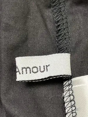 Deux Amour/ドゥアムール/キャミソール/トップス/ブラック/M~L