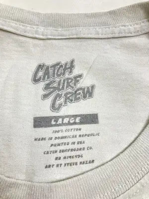 CATCH SURF CREW/Tシャツ/カットソー/トップス/ホワイト/L