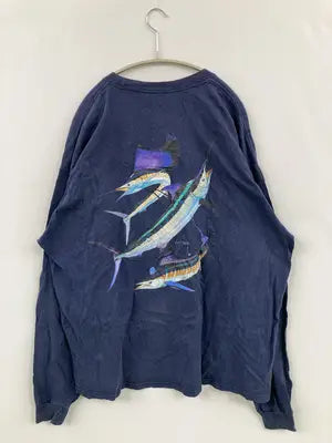 HARVEY BALL/Tシャツ/カットソー/トップス/ネイビー/L