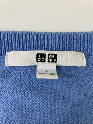 UNIQLO/ユニクロ/ニット/セーター/トップス/ブルー/L