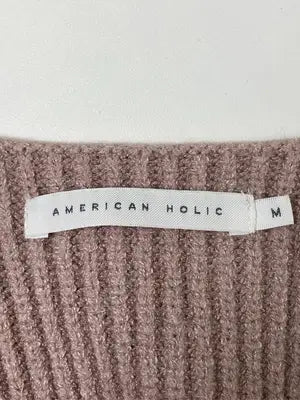AMERICAN HOLIC/アメリカンホリック/ニット/セーター/トップス/ピンク/M
