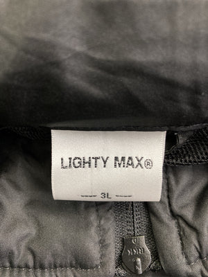 LIGHTY MAX/ナイロンジャケット/ジャケット/アウター/ブラック/3L