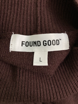 FOUND GOOD/ニット/セーター/トップス/ブラウン/L