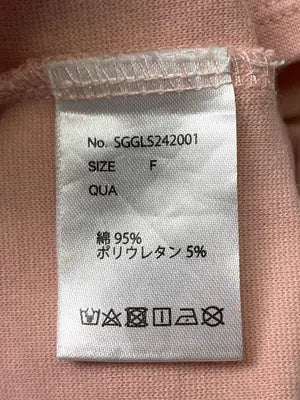 SHAGGIE/シャギー/Tシャツ/カットソー/トップス/ピンク/F