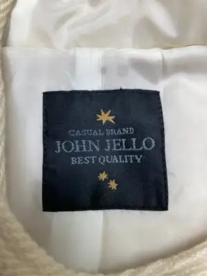 JOHN JELLO/ダッフルコート/ジャケット/アウター/アイボリー/LL
