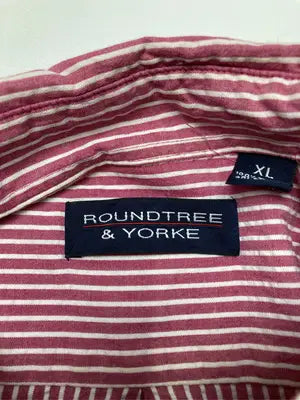 ROUNDTREE &YORKE/ラウンドツリーアンドヨーク/シャツ/ブラウス/トップス/レッド/XL