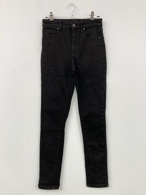 UNIQLO JEANS/ユニクロジーンズ/デニムパンツ/パンツ/ブラック/24(61CM)