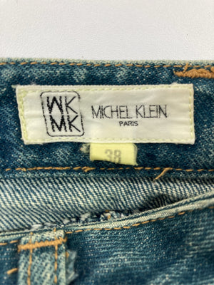 MICHEL KLEIN/ミッシェルクラン/デニムスカート/スカート/ブルー/38