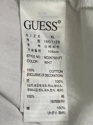 GUESS/ゲス/Tシャツ/カットソー/トップス/ホワイト/XL