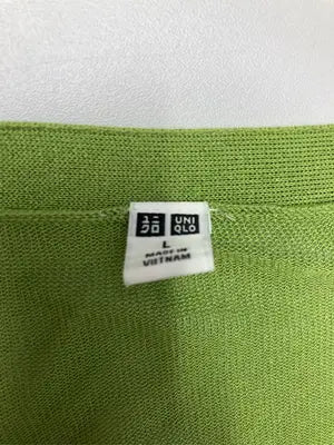 UNIQLO/ユニクロ/カーディガン/ボレロ/トップス/ライトグリーン/L