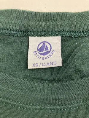 PETIT BATEAU/プチバトー/Tシャツ/カットソー/トップス/ブラック/XS