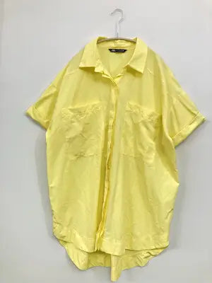 ZARA/ザラ/シャツ/ブラウス/トップス/イエロー/EUR S