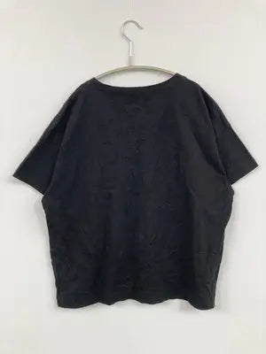 MUJI/ムジ/Tシャツ/カットソー/トップス/ブラック/M-L