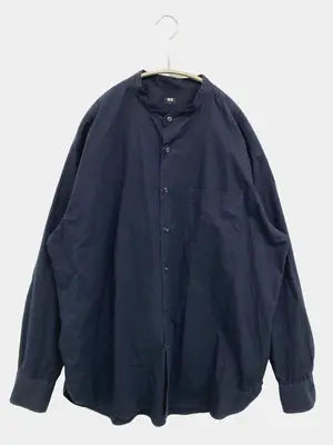 UNIQLO/ユニクロ/シャツ/ブラウス/トップス/ネイビー/L