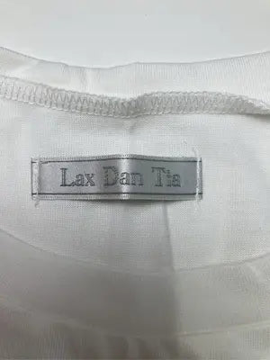 Lax Dan Tia/Tシャツ/カットソー/トップス/ホワイト/4L