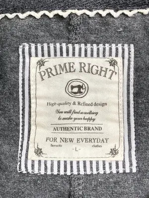 PRIMERIGHT/Tシャツ/カットソー/トップス/グレー/L