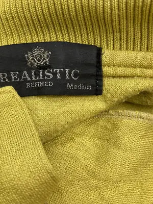 REALISTIC/Tシャツ/カットソー/トップス/イエロー/Medium