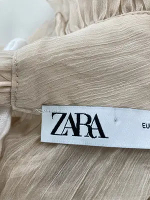 ZARA/ザラ/シャツ/ブラウス/トップス/ベージュ/L